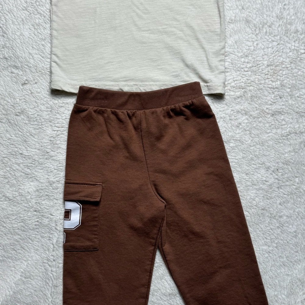 Disney Brown Cargo Pocket Joggers for Kids